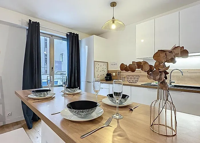 Le Gustave 4pers-centre Ville-5min De La Gare Apartmán